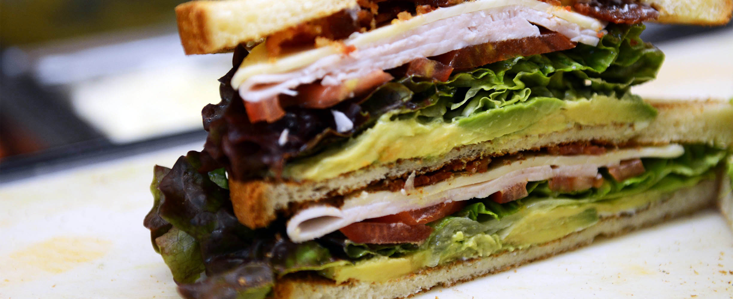 Turkey and avocado sandwich in Palo Alto